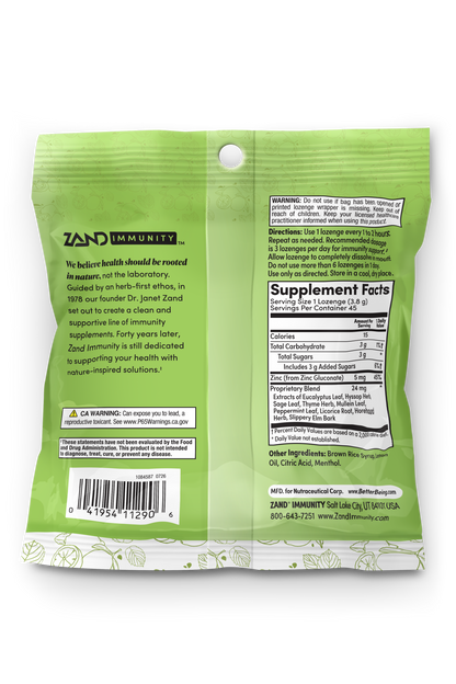 Lemon Zinc Lozenges