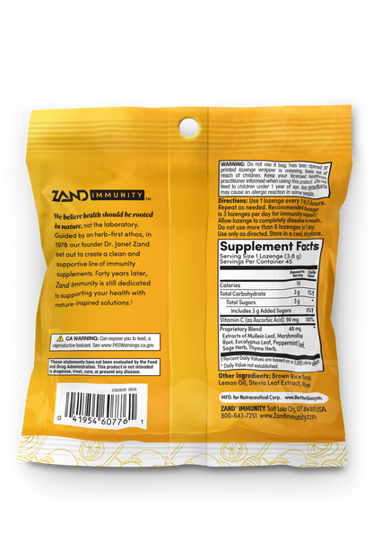 Lemon Honey Lozenges