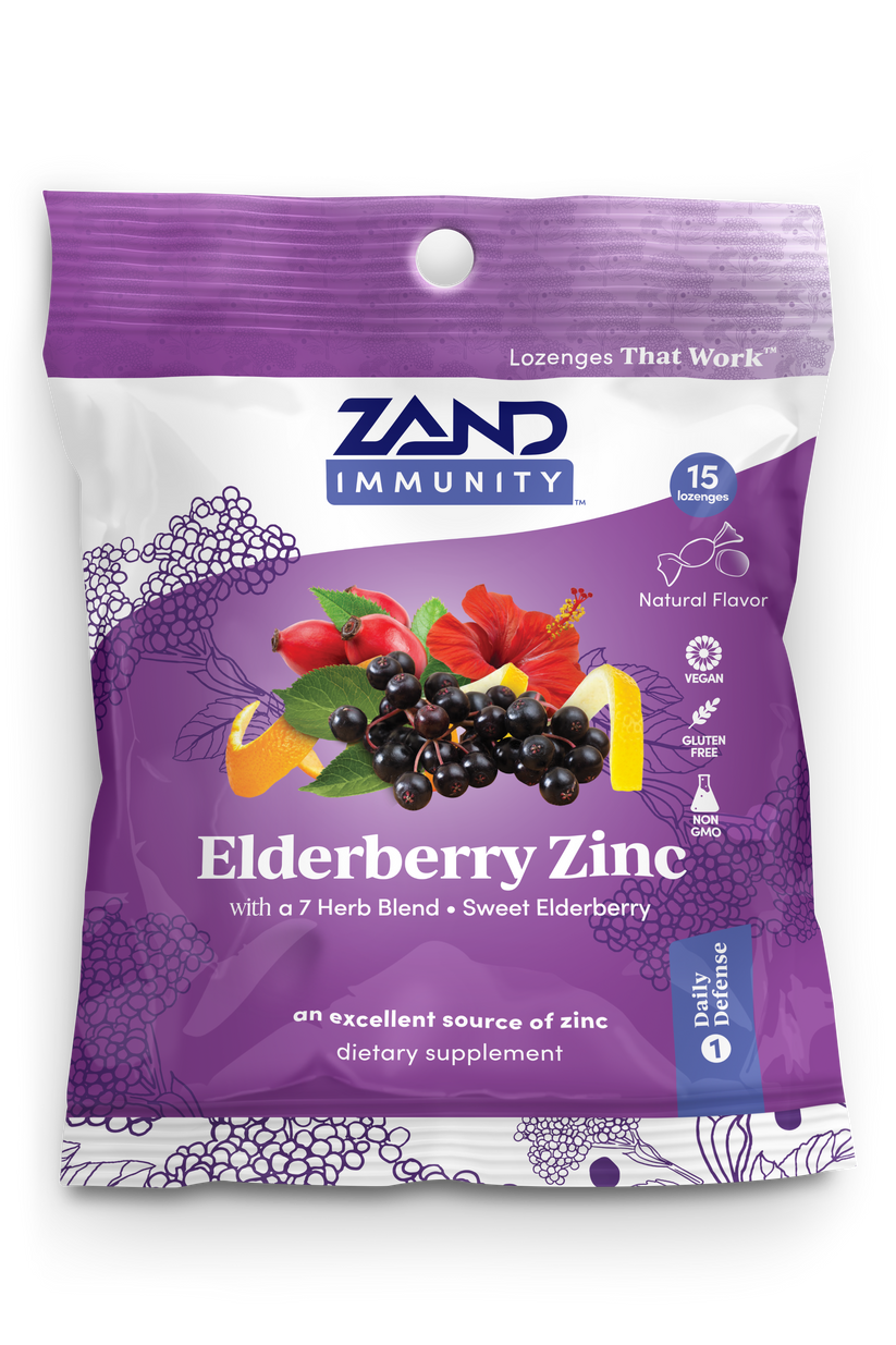 Elderberry Zinc Lozenges Zand Immunity