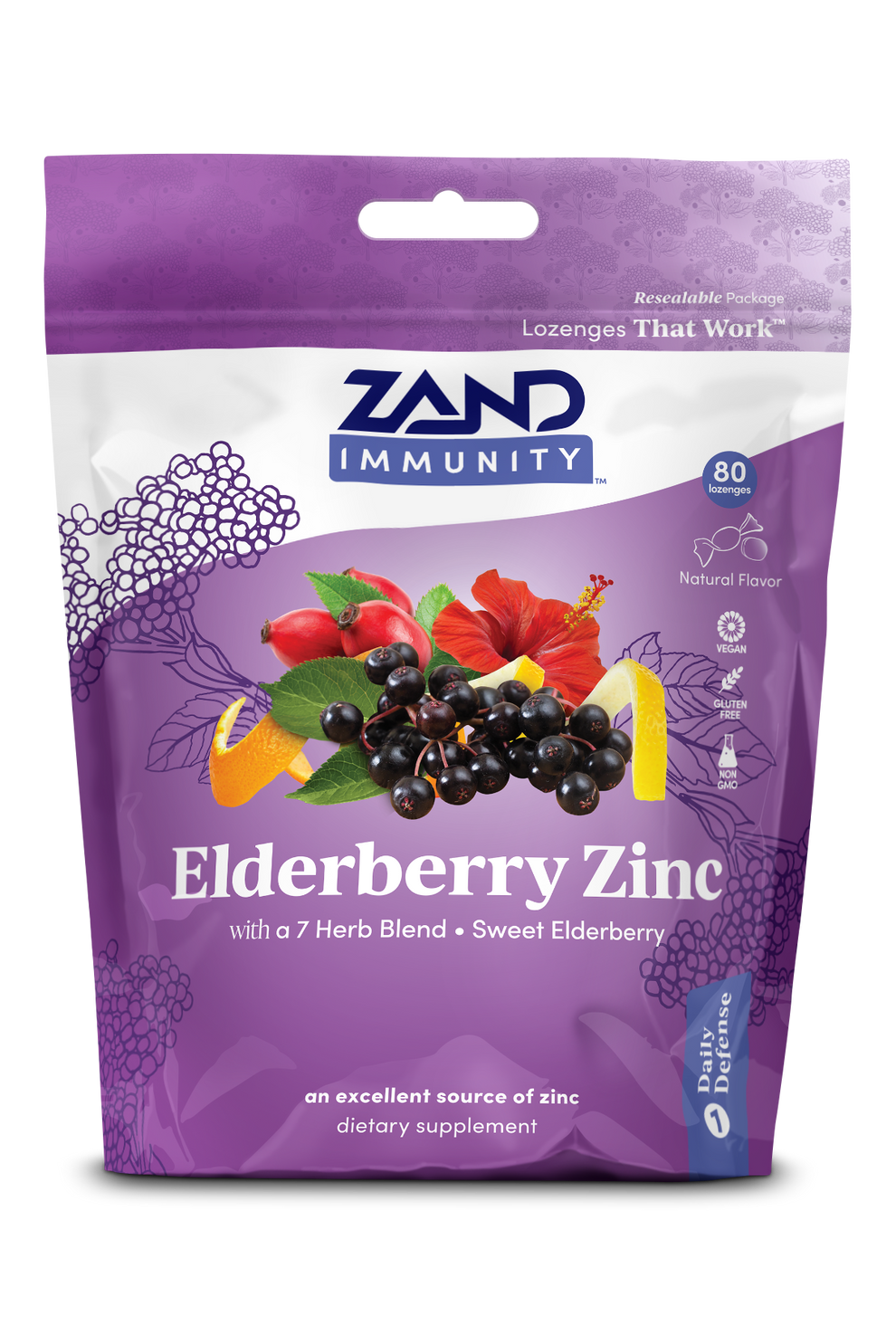 Elderberry Zinc Lozenges Zand Immunity