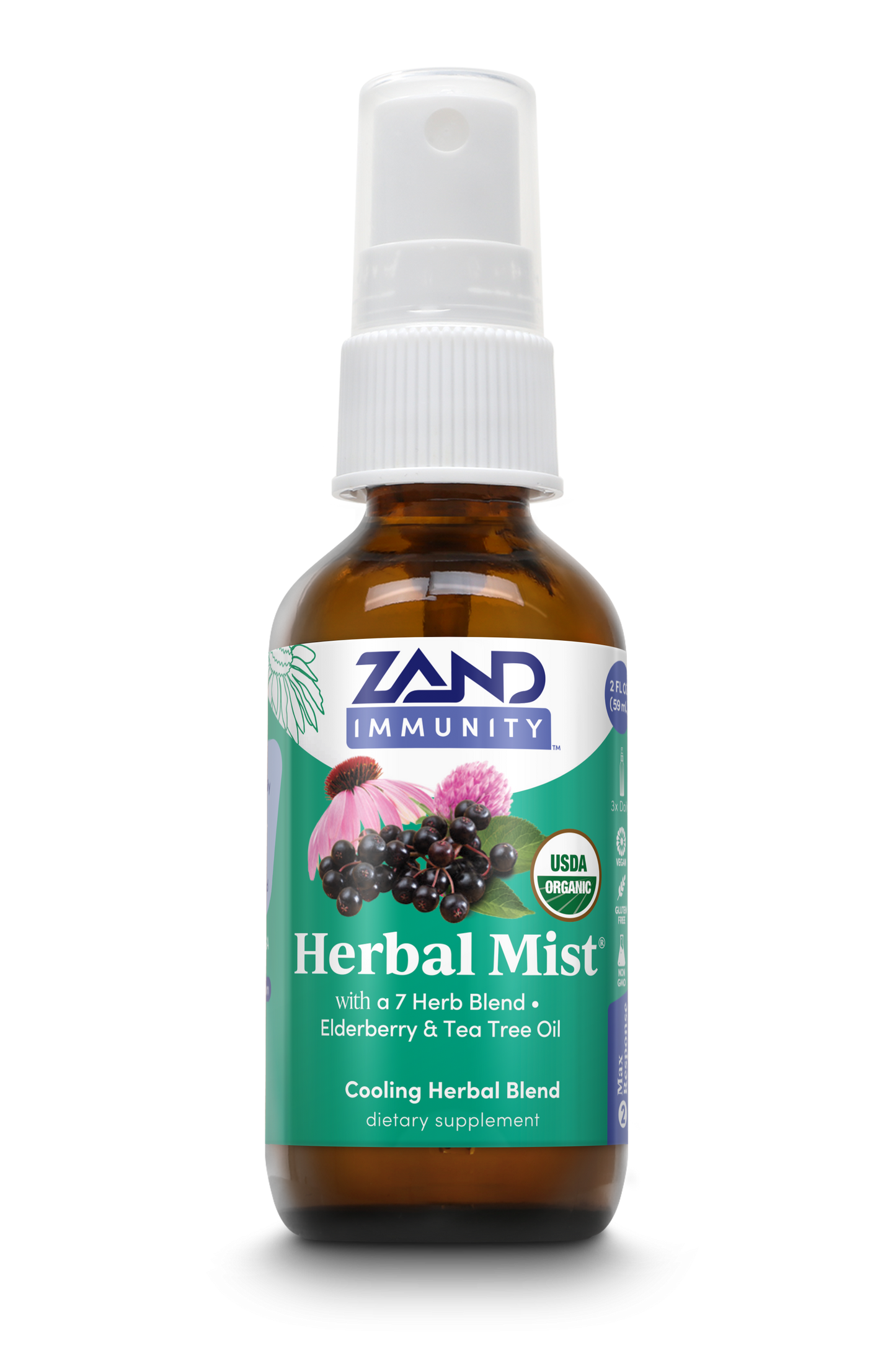 Organic Herbal Mist Throat Spray